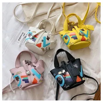 

Mother-child bag new summer 2020 web celebrity ladies basket bucket bag zipper cross shoulder portable mobile phone bag
