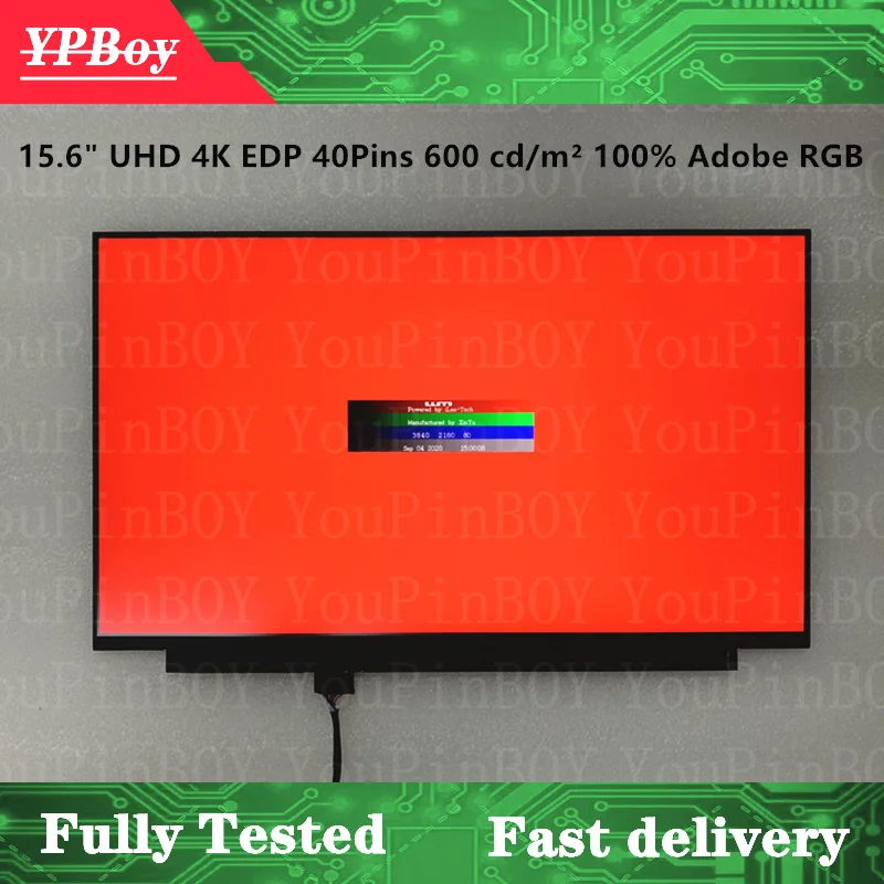 15 6 &quotUHD для Lenovo ThinkPad X1 P52 P52S P53 P53s T590 P15 ЖК-дисплей светодиодный экран 4K EDP 40 штифтов