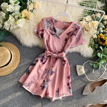 

Spring Summer Jumpsuit Women Clothes 2020 Korean Vintage Overalls Playsuit Romper Jumpsuits Ladies Macacao Feminino ZT5570