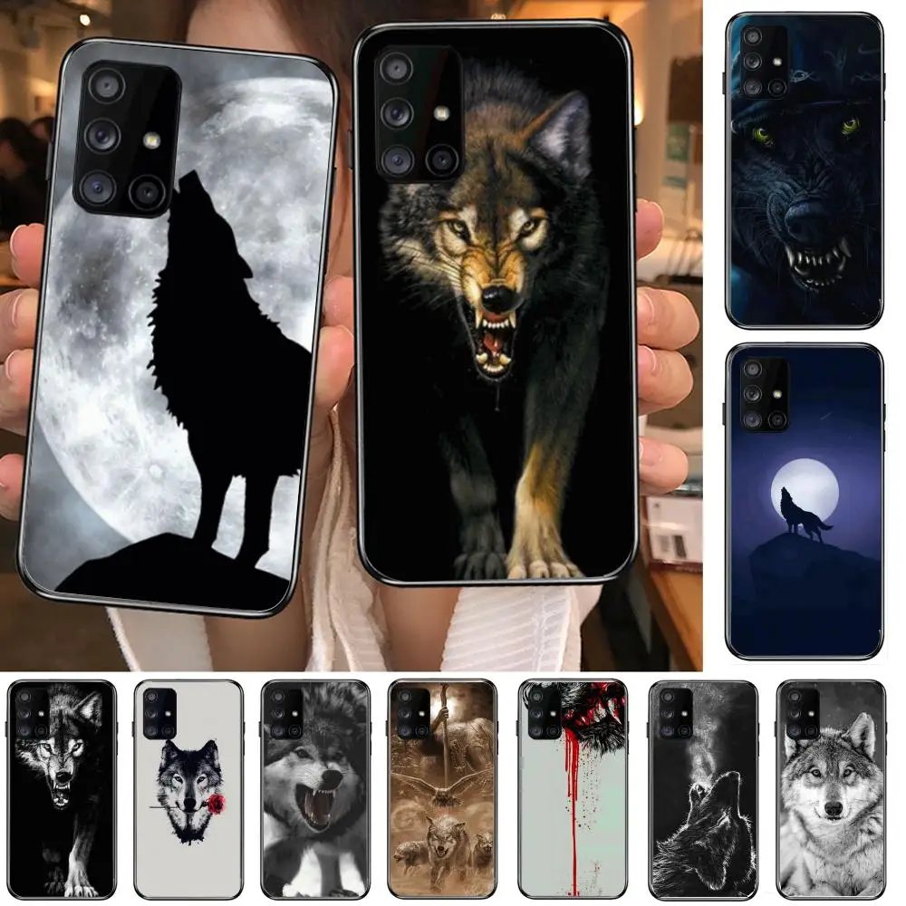Animal moon крови волк стильный телефонный чехол Корпус для Samsung Galaxy A 90 50 51 20 71 70 40 30 10 80 E