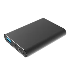 EZCAP311P HDMI HD Video Capture Card 4K Ring Out Game Live Conference Audio Video Recording Box Black Without Electricity