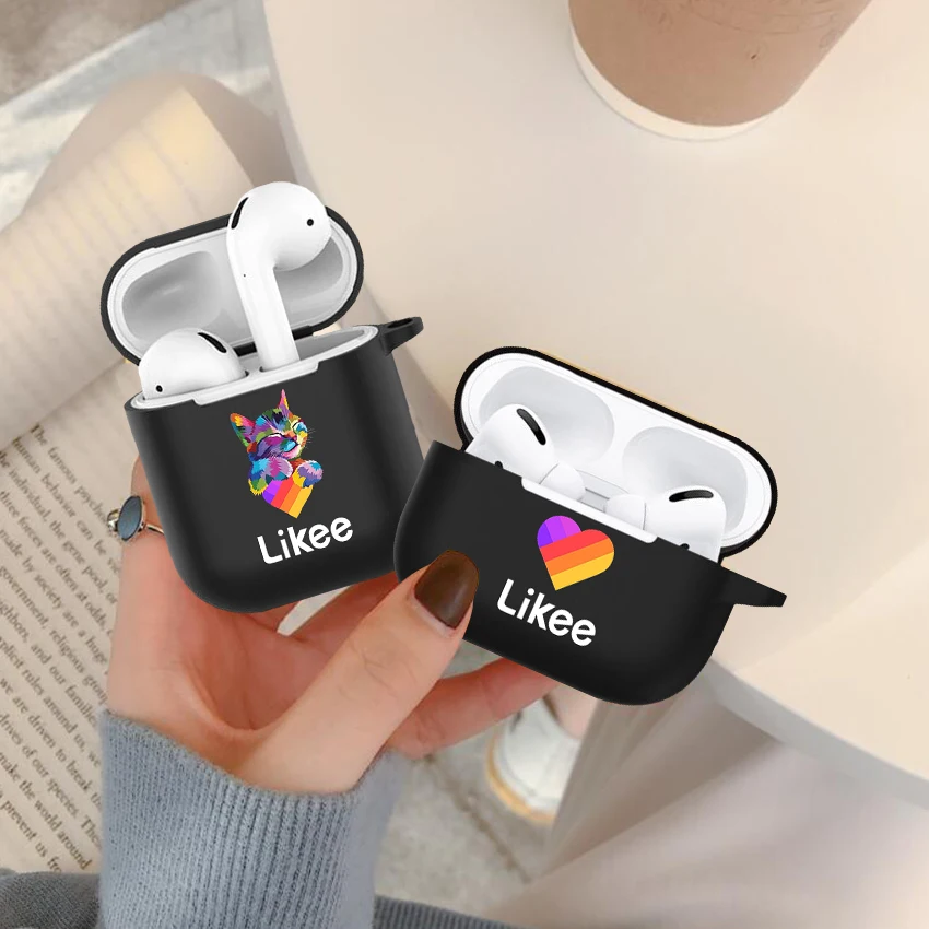 Чехол для телефона наушники переноски 1 2 силиконовый чехол защитный черного