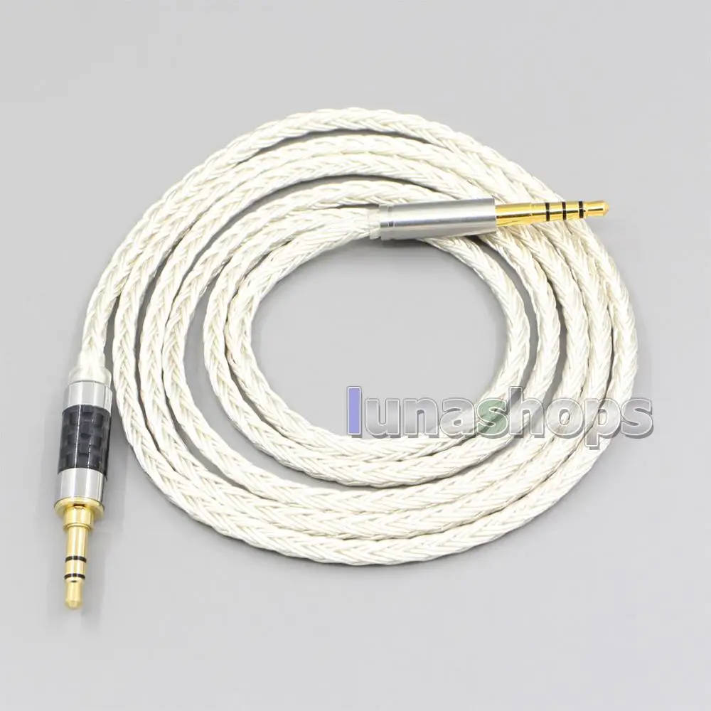 LN007215 16 Core Silver Plated Headphone Cable For Sony mdr 1a 1adac 1abt 100abn 100ap xb950bt wh1000x h600a h800 h900n z1000