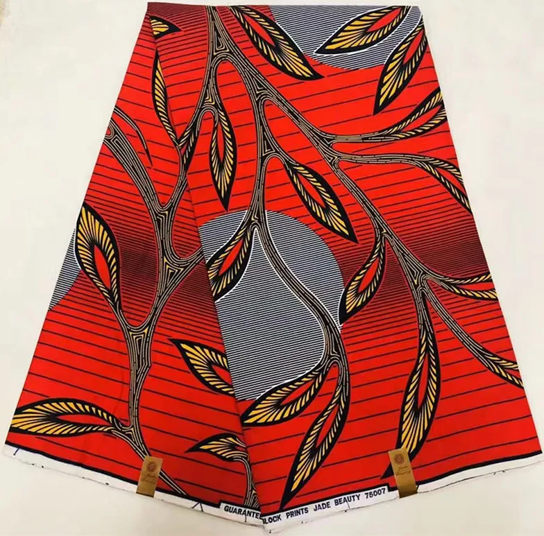 Java восковая печатная ткань Анкара ткань Африканская восковая печатная ткань африканская Ткань 6 ярдов хлопок ткань для лоскутного LJ-E101 - Цвет: 13