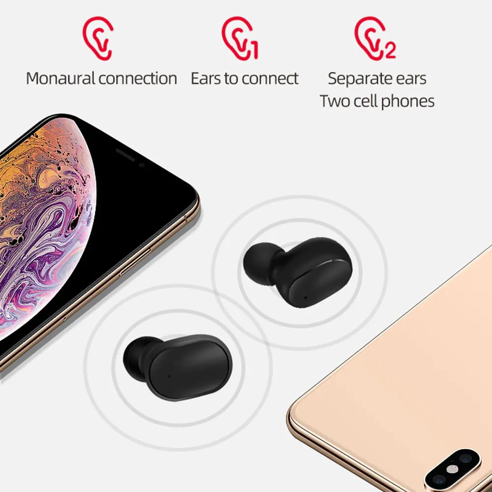 TWS Bluetooth 5 0 Mini Stereo Hearset игровая гарнитура HD стерео беспроводные наушники