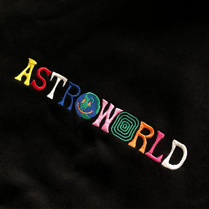 Толстовки с вышивкой Трэвиса Скотта ASTROWORLD, мужские и женские свитшоты, лучшее качество, повседневные толстовки Трэвиса Скотта Astroworld