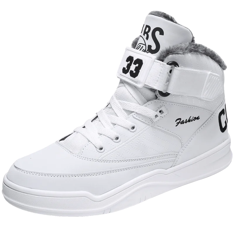 Мужская зимняя обувь Bona; повседневные модные высокие кроссовки в стиле хип-хоп; трендовая Белая обувь; сезон осень-Hot36-48