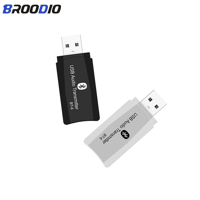 

3 in 1 Bluetooth 5.0 Receiver Transmitter BT-6 HIFI Stereo Audio Mini Wireless Adapter USB 3.5mm AUX Dongle For Car PC Speaker