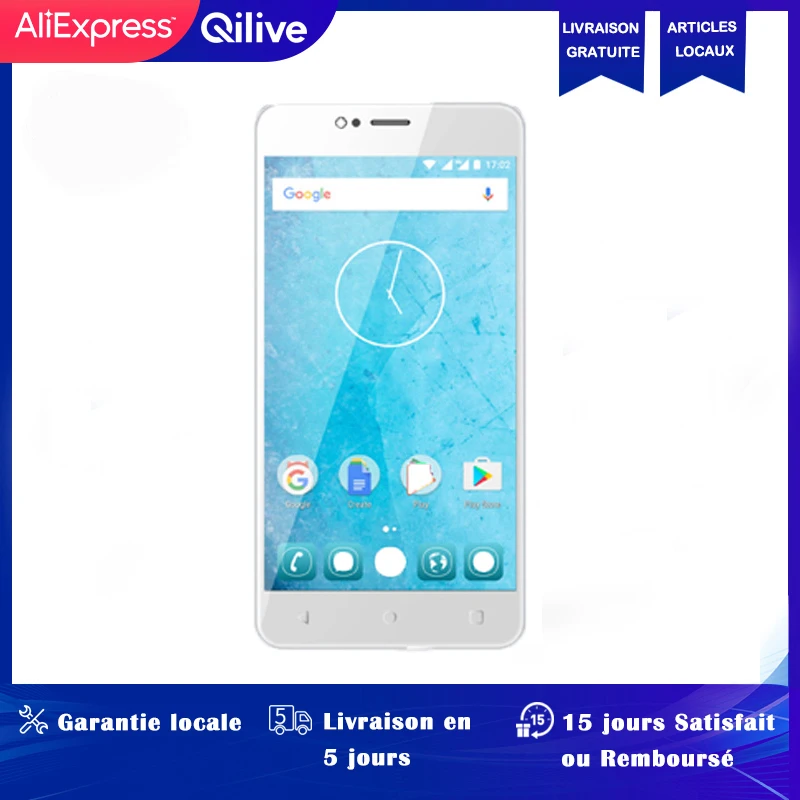 

QILIVE Smart Phone Q8 5.5" Screen 2GB RAM 16GB ROM 13MP+8MP Camera Smartphone