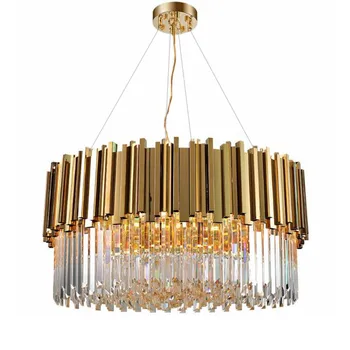 

New Modern Lighting Chandelier Luxurious Crystal Chandelier for Living Room Dining Room Gold Crystal Chandelier LED Lights