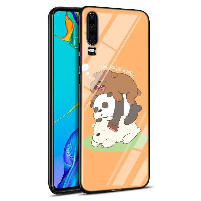 Милый вся правда о медведях для huawei P Smart Z плюс P30 P20 Pro P10 P9 P8 Lite Plus Супер Яркий глянцевый чехол для телефона чехол - Цвет: Style 01