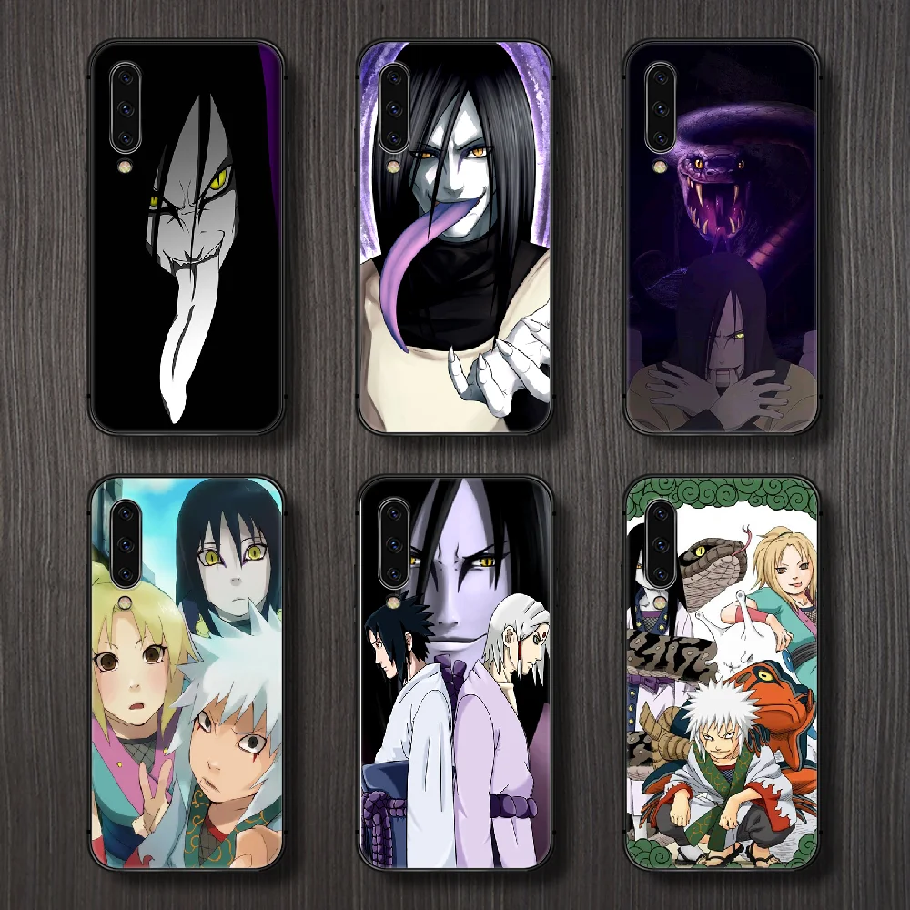 

Naruto Orochimaru anime Phone Case Cover For Samsung Galaxy A10 A20 A30 E A40 A50 A51 A70 A71 J 5 6 7 8 S black Etui fashion