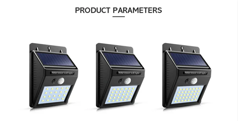 1-4 шт. 30/60 светодиодный светильник на солнечной энергии, энергосберегающий уличный садовый двор, безопасность, PIR датчик движения, настенный светильник, наружный водонепроницаемый энергетический светильник