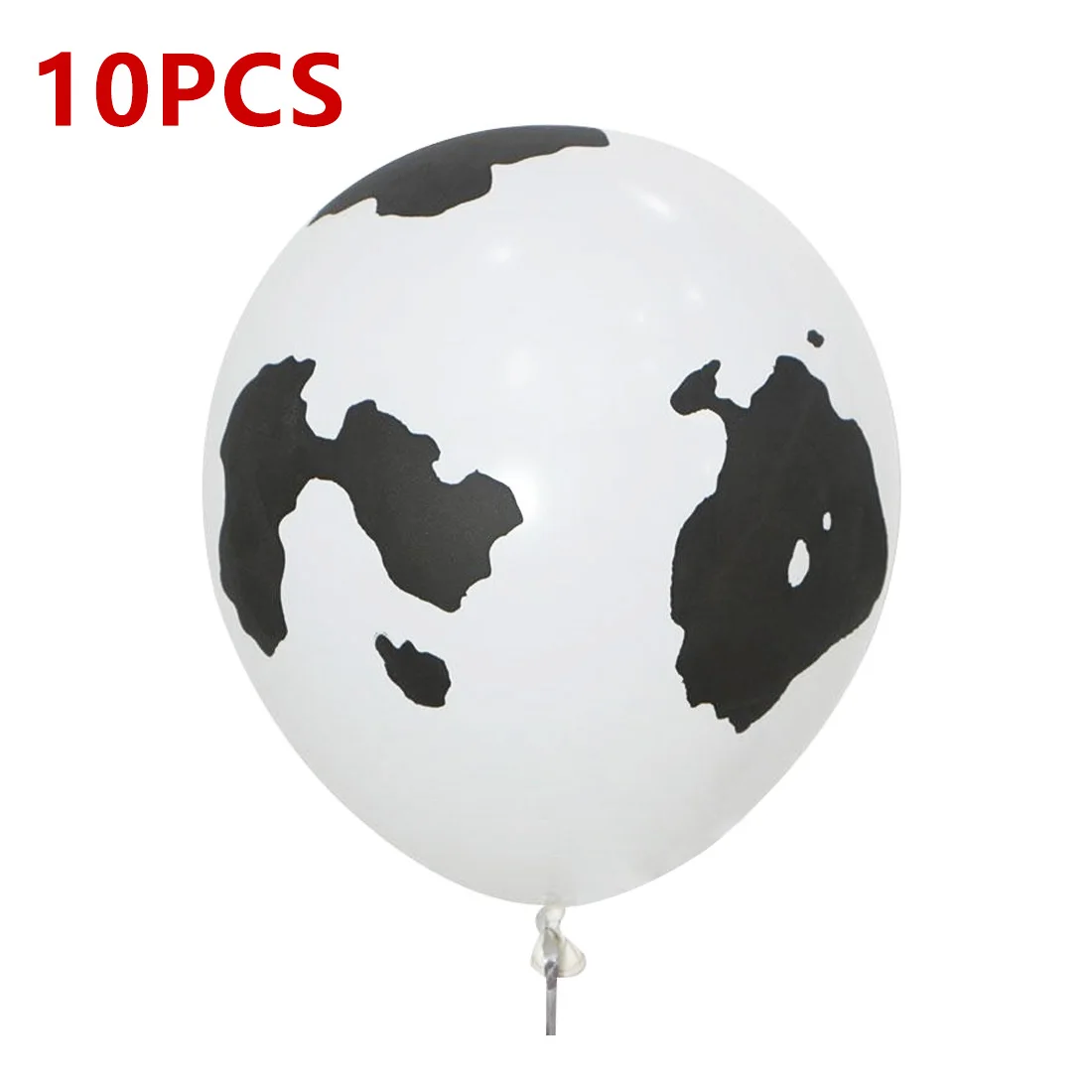 Cow 10pcs Воздушные шарики в виде животных на день рождения джунгли вечерние сафари вечерние тематические элементы джунгли воздушный шар Декор для вечеринки в честь Дня Рождения, одежда на день рождения воздушные шары - Цвет: Cow 10pcs
