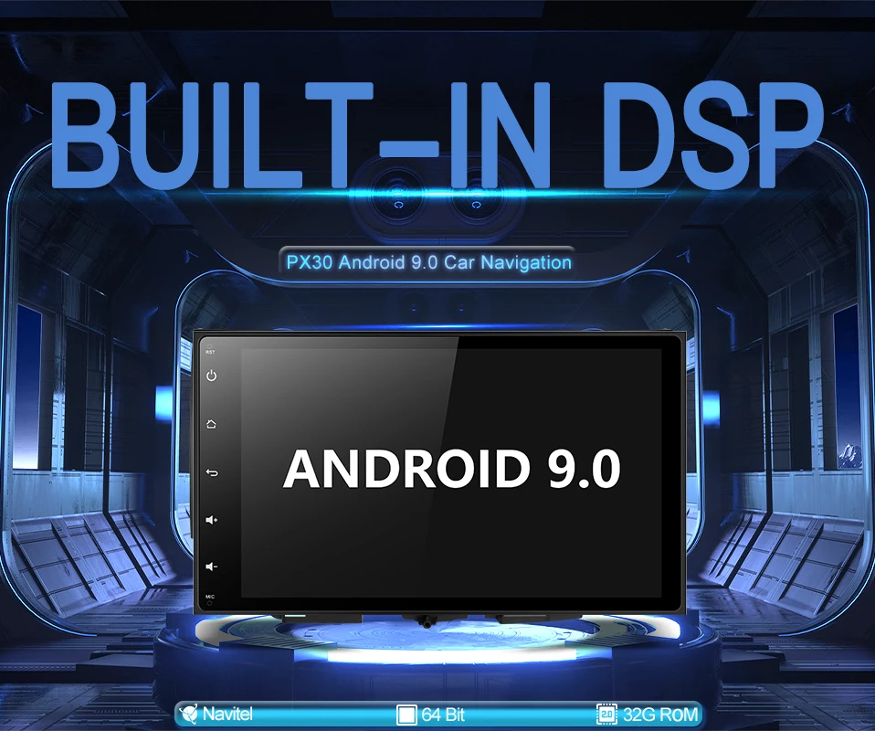 PX30 автомобильный dvd для Toyota Corolla Auris Fortuner Estima vios android 9,0 gps навигация радио плеер стерео