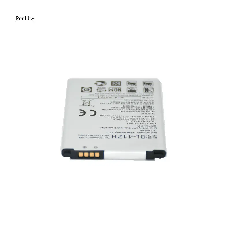 Ronlibw 1900 мА/ч BL 41ZH батарея для LG Leon H340 H345 MS345 H343 Risio C40 L50 D213N TRIBUTE 2 LS665 leon h324 Чехол