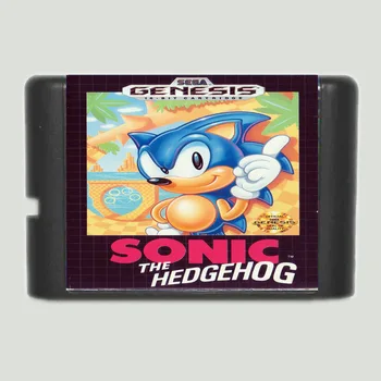 

Sonic The Hedgehog Top quality 16 bit Sega MD game Cartridge for Megadrive Genesis systems