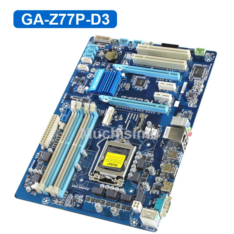 Материнская плата ПК Gigabyte GA-Z77P-D3 LGA 1155 DDR3 Z77P-D3 платы HDMI USB2.0 USB3.0 32GB Z77 настольные материнские платы LGA 1155