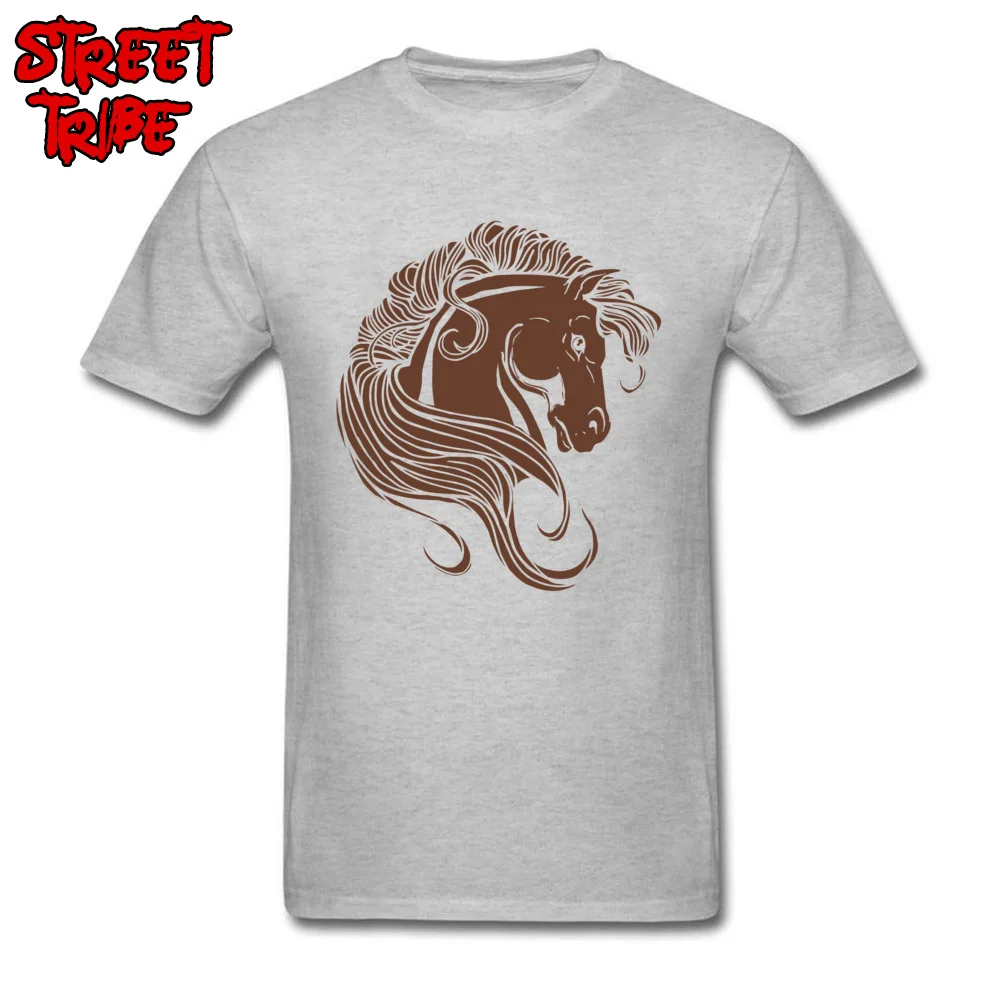 2018 Новая модная футболка серая для мужчин хлопковые топы художественный дизайн