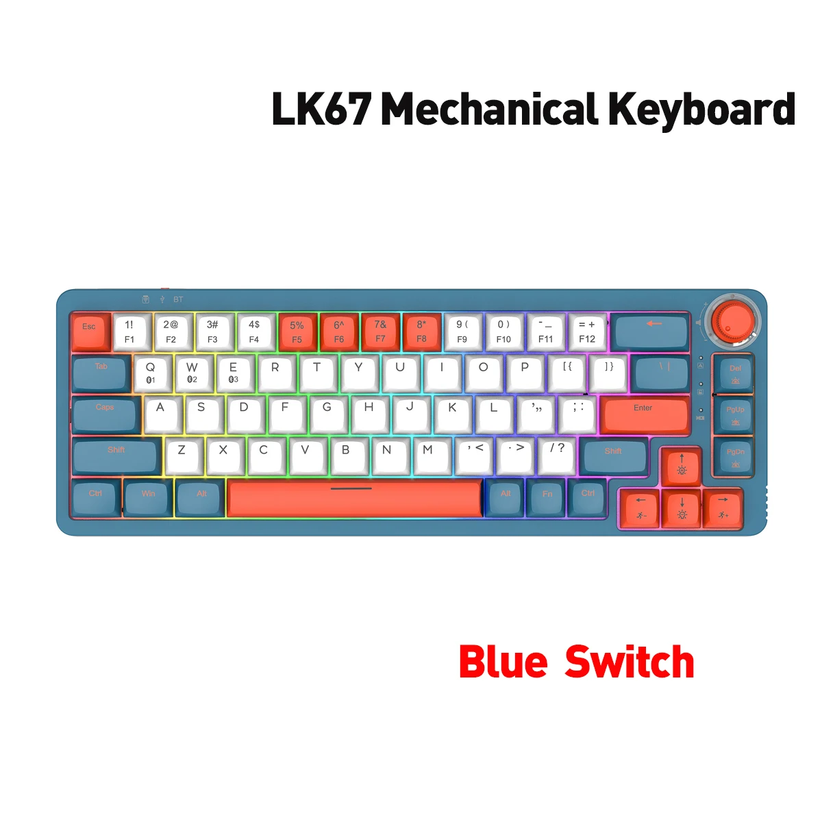 GamaKay LK67 Mechanical Keyboard Customized Kit Hot Swappable Wired/ Bluetooth-compatible/ 2.4GHz PCB Mounting Keyboard KitGamaKay LK67 Keyboard Customized KitGamaKay LK67 Customized Mechanical KeyboardGamaKay LK67 Keyboard Customized KitGamaKay LK67 Customized Mechanical Keyboard standard computer keyboard Keyboards