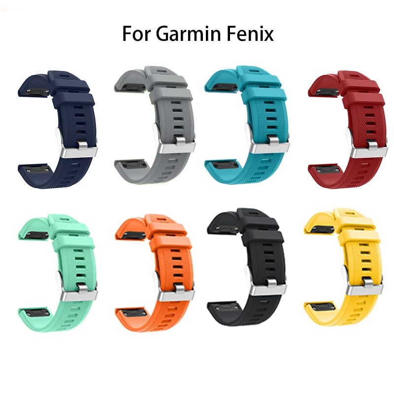 26 22 20 мм ремешок для часов Garmin Fenix 5X5 5S Plus 3 3 HR Forerunner 935 часы Quick Release силиконовый легкий ремешок на запястье