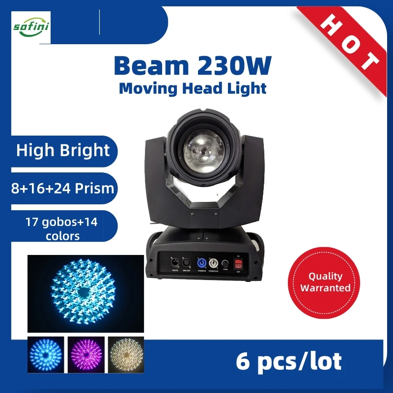 Beam 7r 230W Moving Head Sharpy Key Model Lybe 230 For DJ Disco Stage light Nightclub Party Show | Лампы и освещение