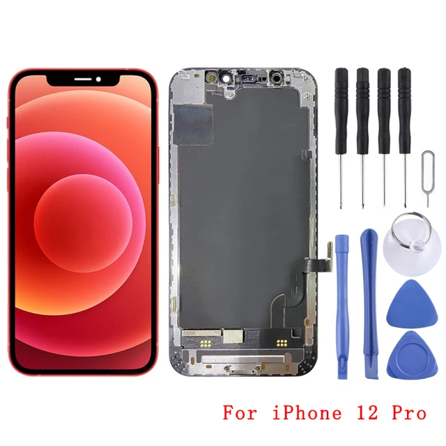 1pcs NO IC LCD Display OLED Screen Replacement For Apple iPhone 12 pro max  (Original Touch