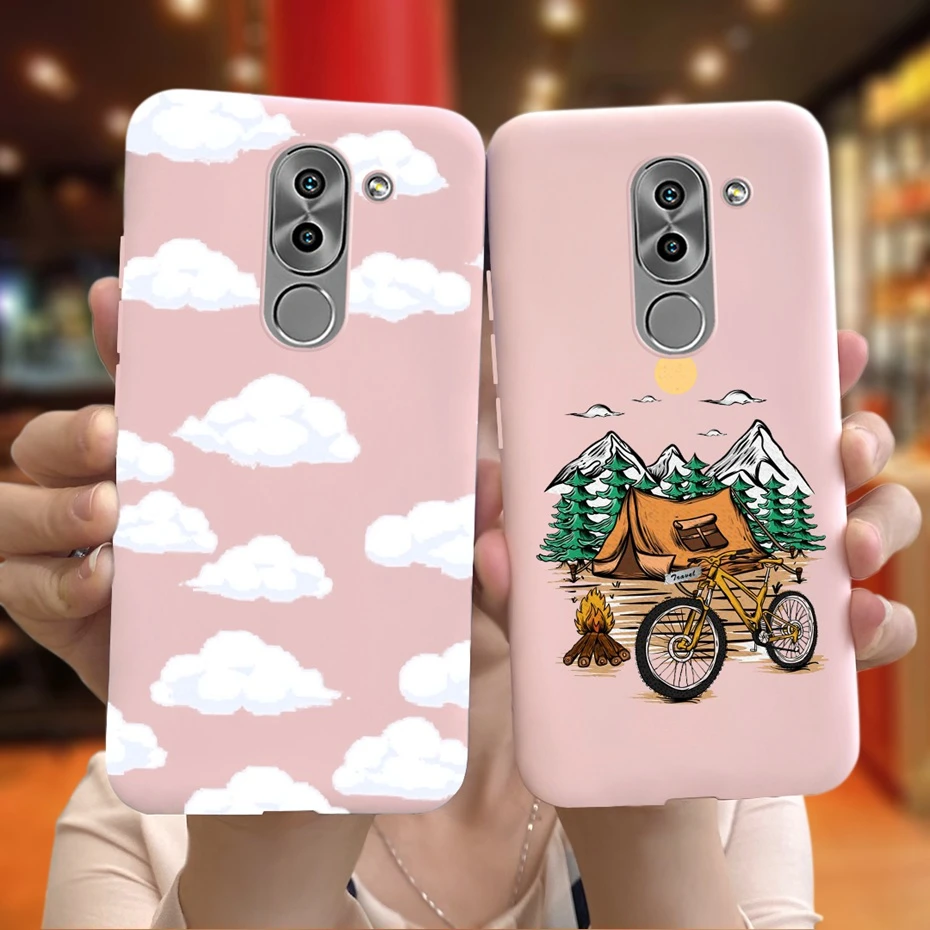 Funda de silicona para 2017 Honor BLN L21, carcasa trasera bonita de TPU para Huawei Mate 9 Lite BLL Honor 6X|Fundas antigolpes para teléfono| - AliExpress