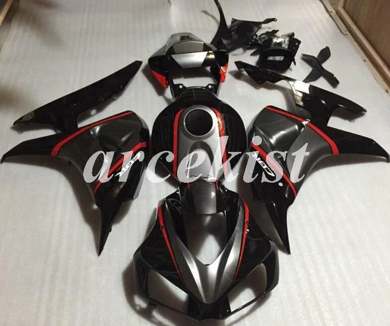 

OEM Quality New ABS Injection mold Full Fairing Kit Bodywork fit for CBR1000RR 1000RR 2006 2007 06 07 Gray black Red