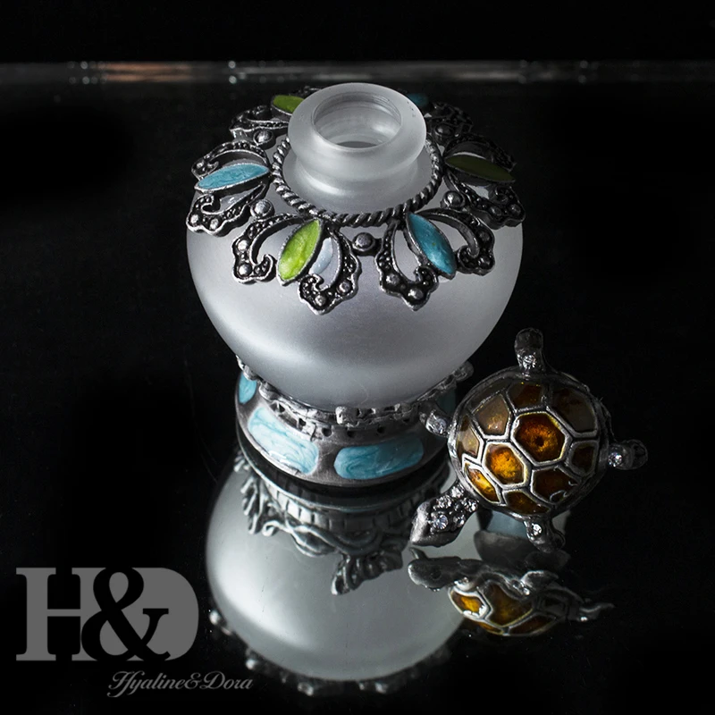 H& D 8 видов Необычные РЕТРО МАТОВЫЕ восстанавливающие стеклянные флаконы для духов с фиксатором для животных 40 мл пустой многоразовый контейнер Декор подарок
