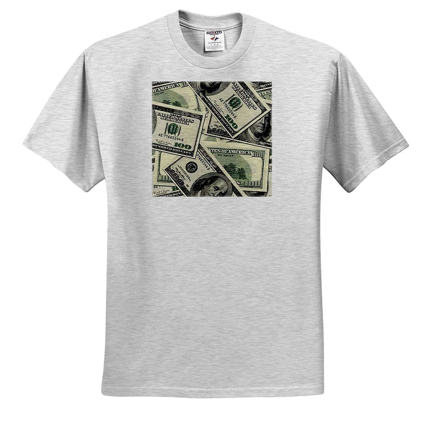 Edmond Hogge Jr Prints N Patterns 100 Dollar Bill Pattern T Shirts Adult Birch Gray T Shirt 2xl Ts 22 New Fashion T Shirts Aliexpress