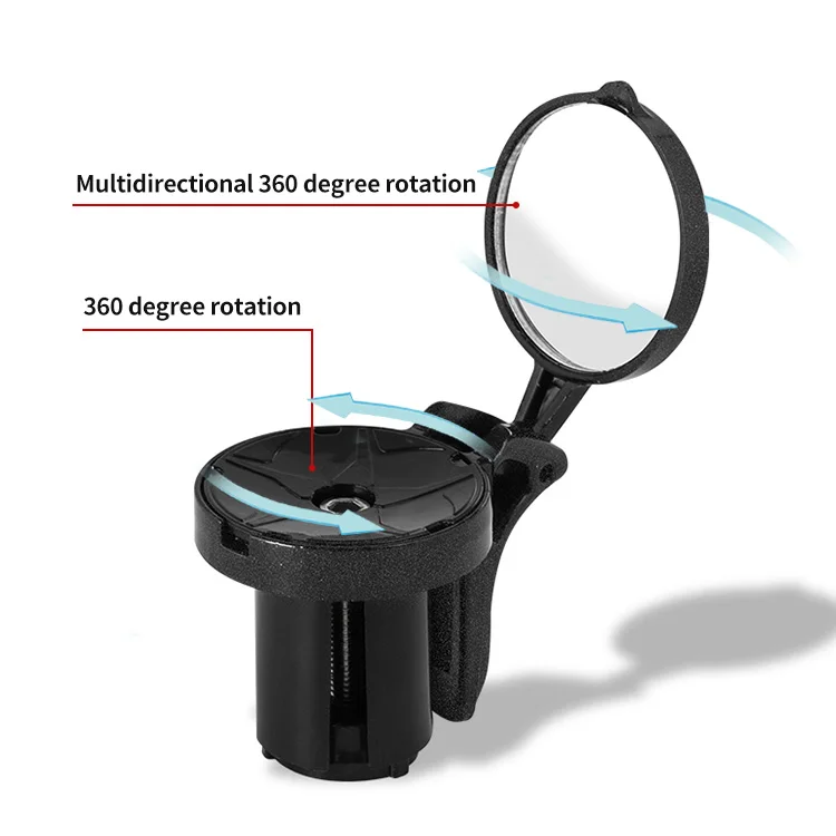 Велосипедный задний зеркальный дорожный велосипед велосипедный Руль конец зеркало ABS руль боковой безопасности гибкие зеркала заднего вида Аксессуары для велосипеда
