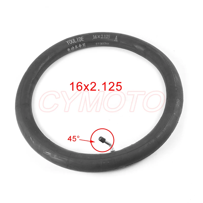 Inner Tube 16 x 2.125 with a Bent Angle Valve Stem fits many gas electric scooters and e-Bike 16x2.125 | Автомобили и мотоциклы