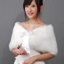 Популярная шаль из искусственного меха, Белая Шаль для невесты, теплая большая шаль, Зимние свадебные аксессуары, красная Черная шаль