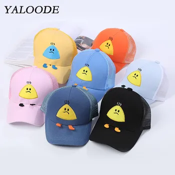 

YALOODE Children's Hat Summer Cotton Cartoon Baby Girl Boy Baseball Cap Casual Outdoor Snapback Sun Hat Kids Sunhat