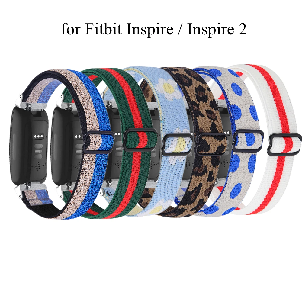 Нейлоновый ремешок для Fitbit Inspire/Inspire 2 смарт-браслет тканый металлическая пряжка