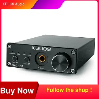 

KGUSS DAC-K3 MINI HIFI USB DAC TPA6120 2.0 Amplifier 24BIT 192KHz OPA2134 Headphone AMP