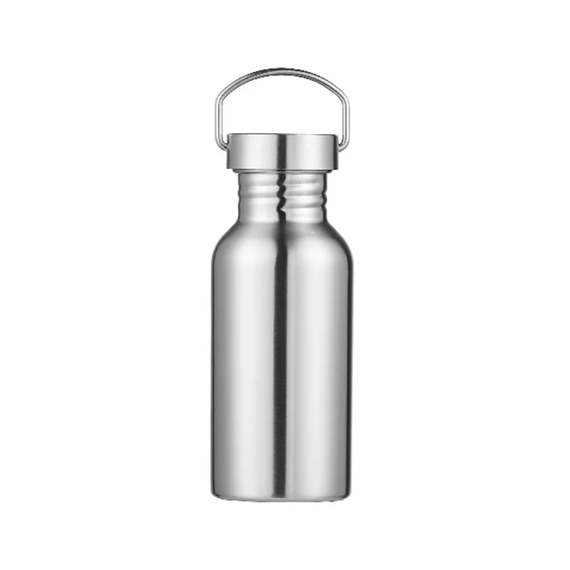 

304 Stainless Steel Sports Bottles 500ml Kettle Outdoor Glass Portable Outdoor Bike Cycling Sports Drink Jug Water Cup