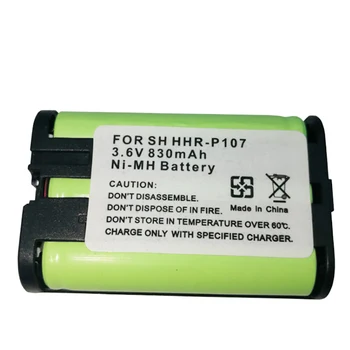 

Ni-MH 3.6V 800mAh Cordless Phone Rechargeable Battery HHR-P107 Replacement Pack BB-GT1500 KX-FPG381 BB-GT1502 KX-TG2215B