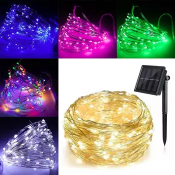 

20 M 200 LED Solar Light String Decoration Light LED Lantern Flash Light String Light Starry