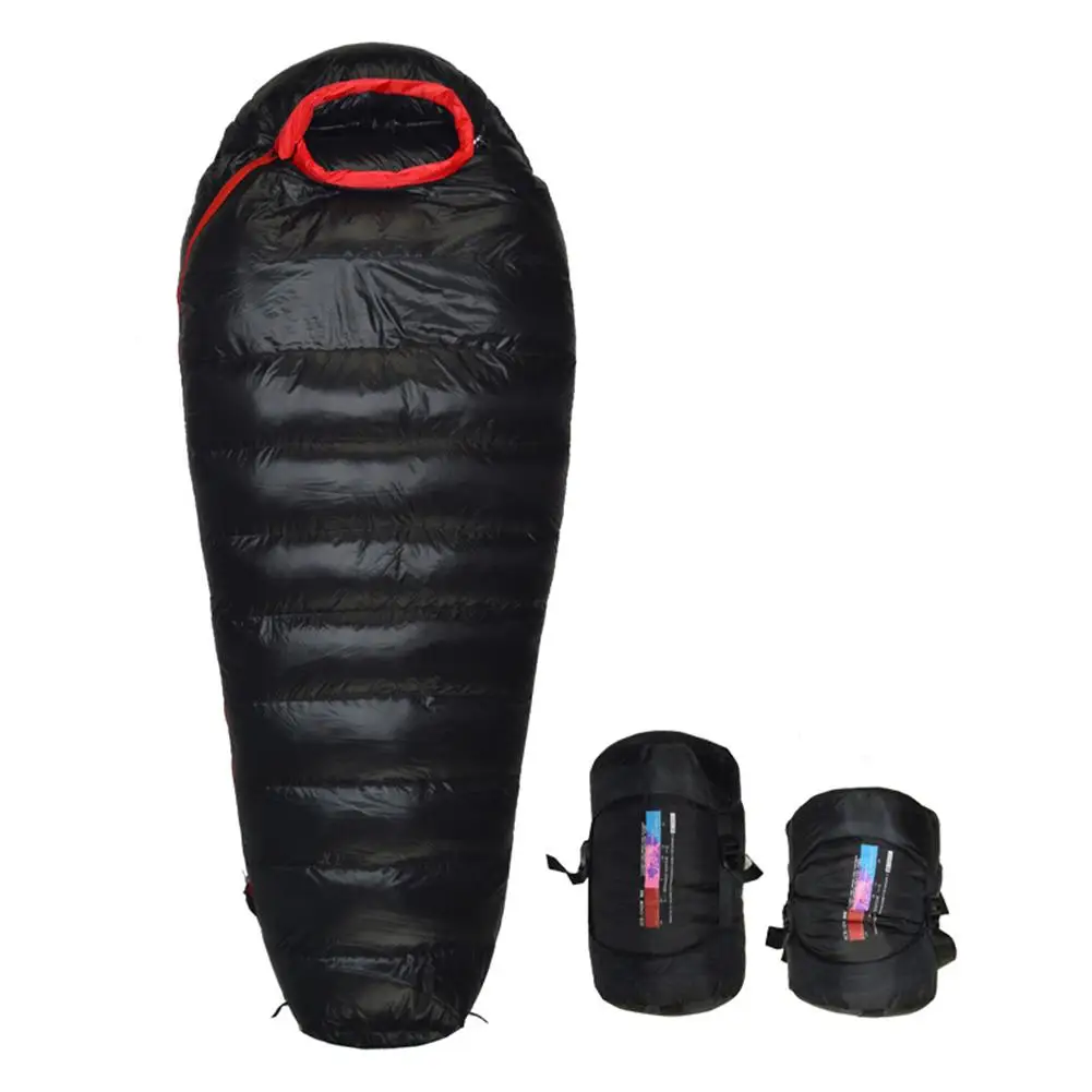 

210*80*50cm 0-15 - 30 Degree F Sleeping Bag Ultra-light Backpack Mummy Down Sleeping Bag for Hiking Camping