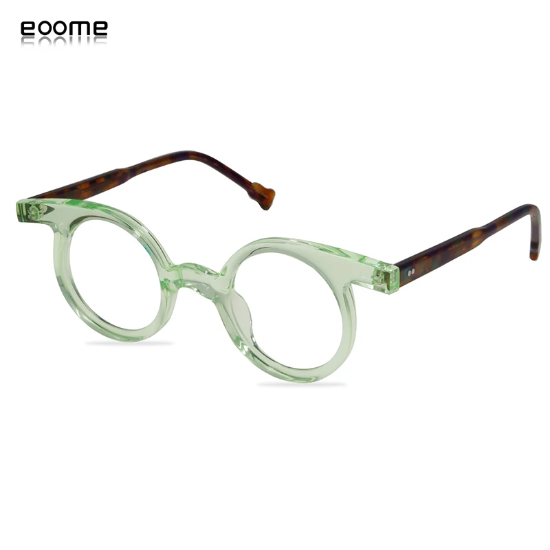 Eoome New Fashion hand desinger small round luxury new hot selling Acetate Frames Unisex Model optical eyewear fast delive | Аксессуары