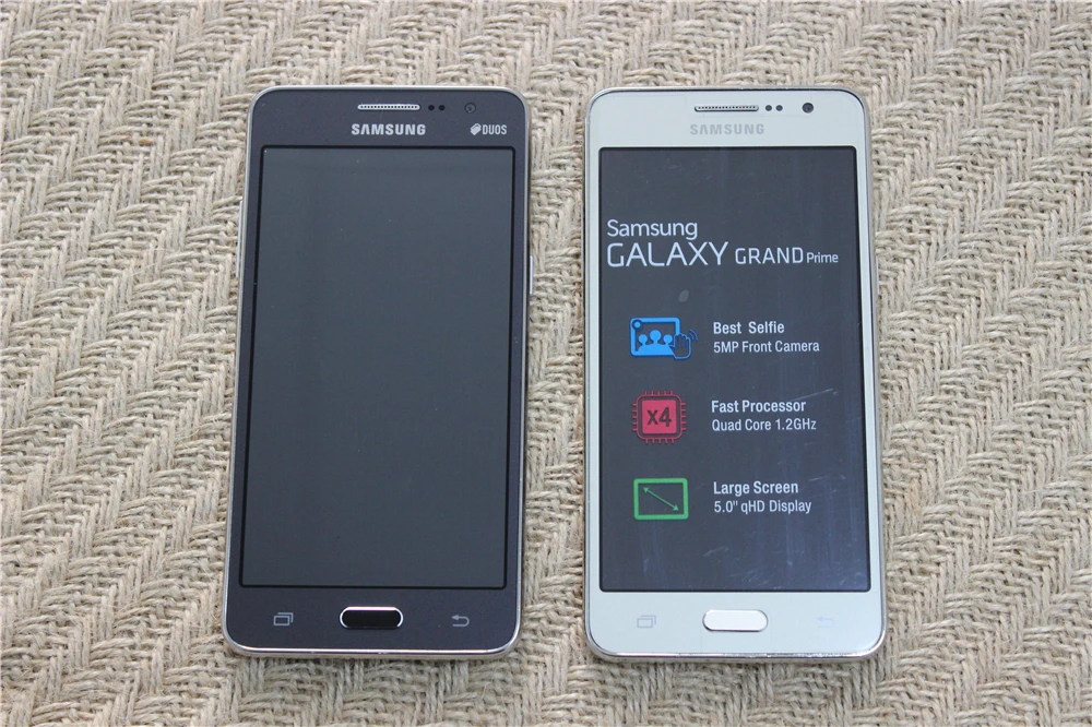 Samsung Galaxy Grand Prime G530H смартфон с 5 дюймовым дисплеем четырёхъядерным процессором озу