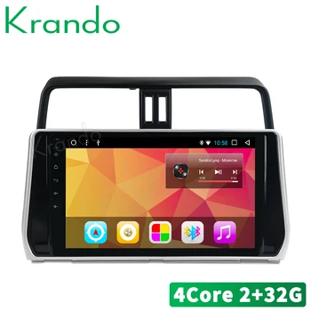 

Krando Android 8.1 10.1" IPS Full touch Big screen car multimedia player for TOYOTA Prado 2018 gps navigation GPS video player