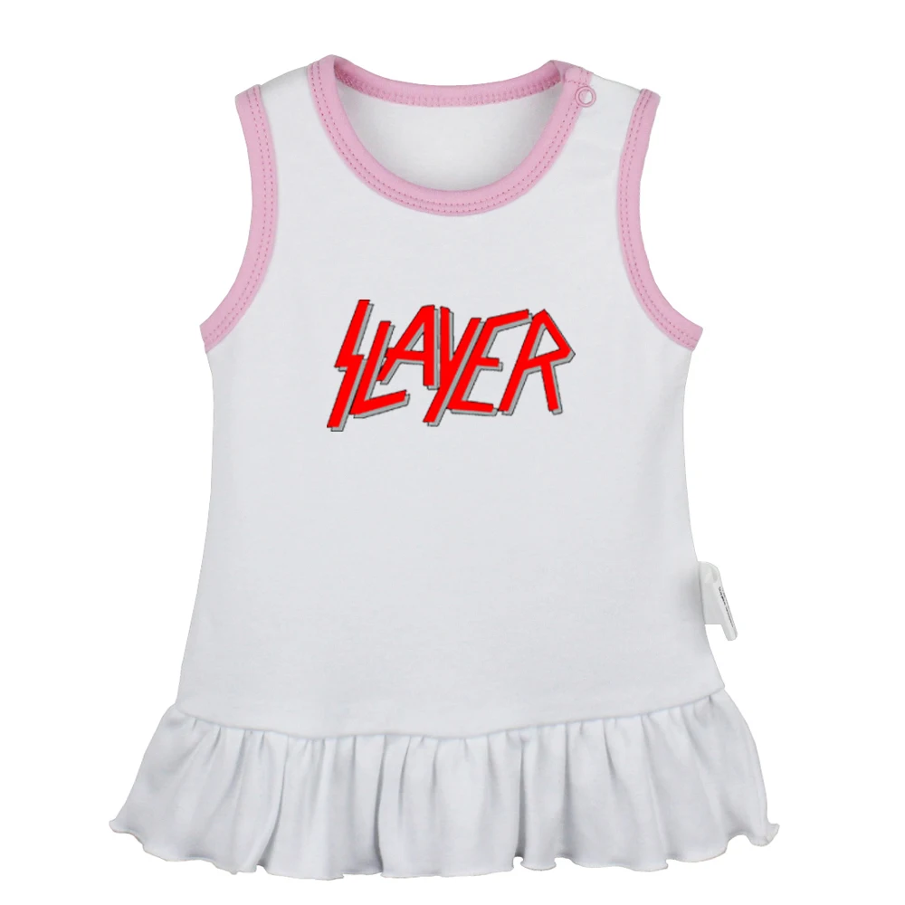 Slayer/знаменитые американские скоростные повязки Armin Van Buuren DJ; платья для новорожденных девочек; платье без рукавов для малышей; Одежда для младенцев - Цвет: JbBabyYS1391W