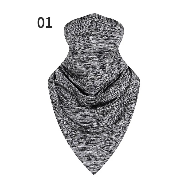 

Bicycle Airsoft Mask Ice Sunscreen Protection Triangle Towel Facemask Section Magic Sunprotect Moisture Wicking Dust-proof Scarf