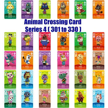 

Amiibo Card NS Game Series 4 (301 to 330) Animal Crossing Card Work for