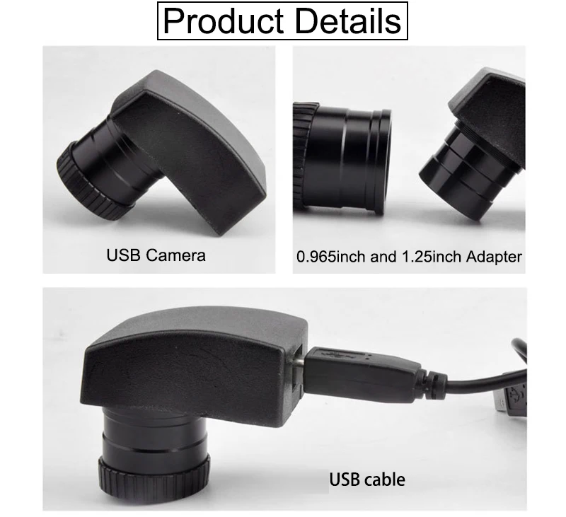 0.35MP телескоп электронный окуляр объектив цифровой камеры с usb-портом и датчиком изображения для 0,9" и 1,25" астрономической фотографии