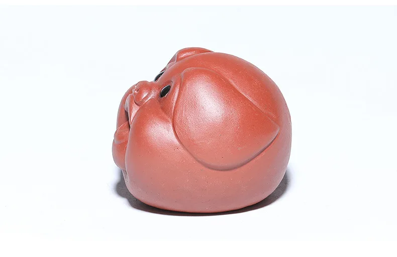 Clay Tea Ornaments Pigskin Consignment Rain Sand Entirely Handmade Apple Pigskin Wholesale Small Decoration Manufacturers a Gene