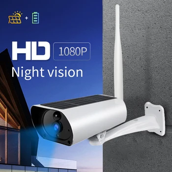 

Solar Camera WiFi Wireless 1080P HD cctv Ip Outdoor Security 64G Charging Battery Waterproof IP66 PIR Home Surveillance Camera
